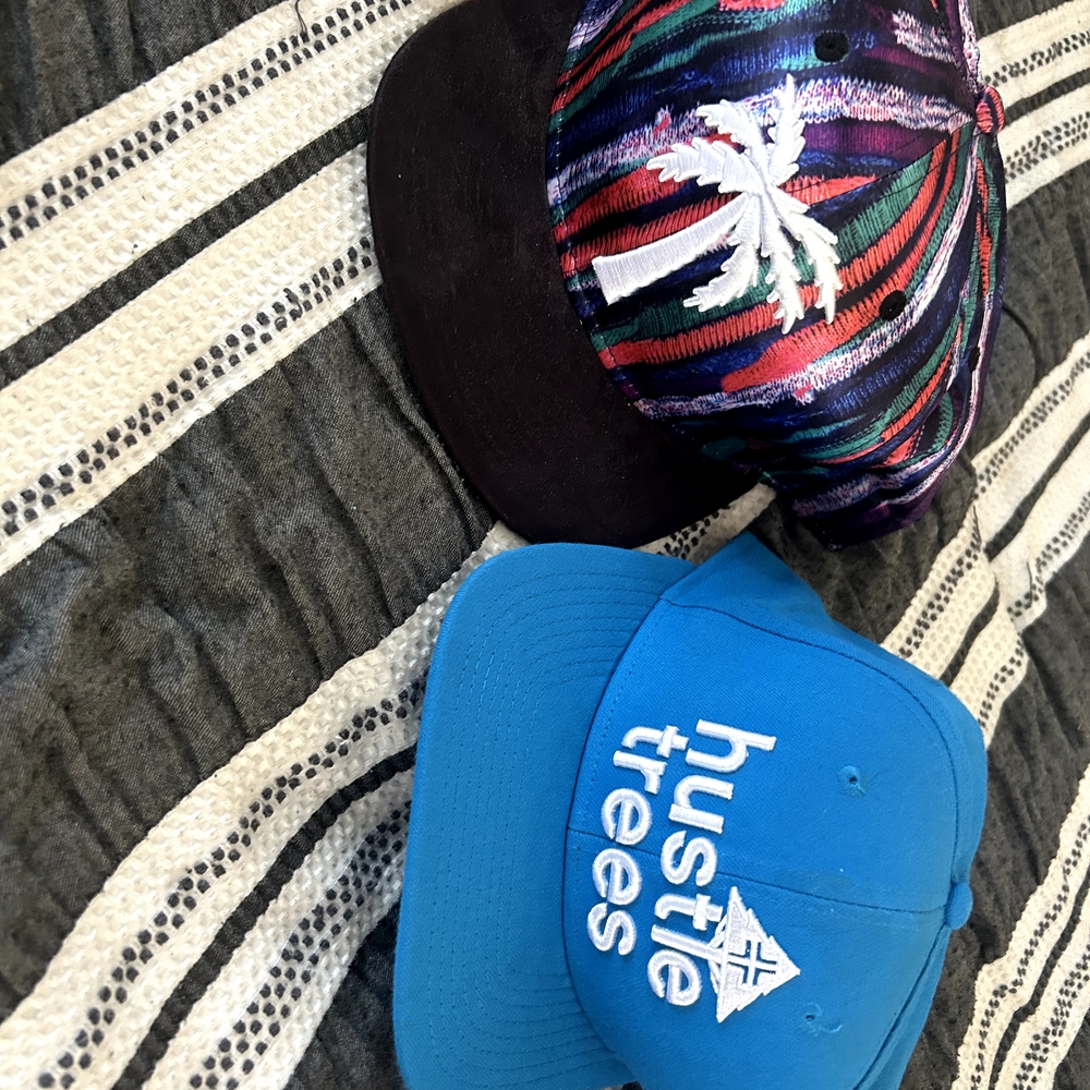 LRG Multicolor and Blue Hats